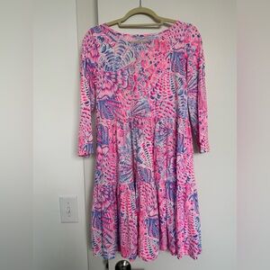 EUC Lilly Pulitzer Geanna Swing Dress - Sea You Soon
